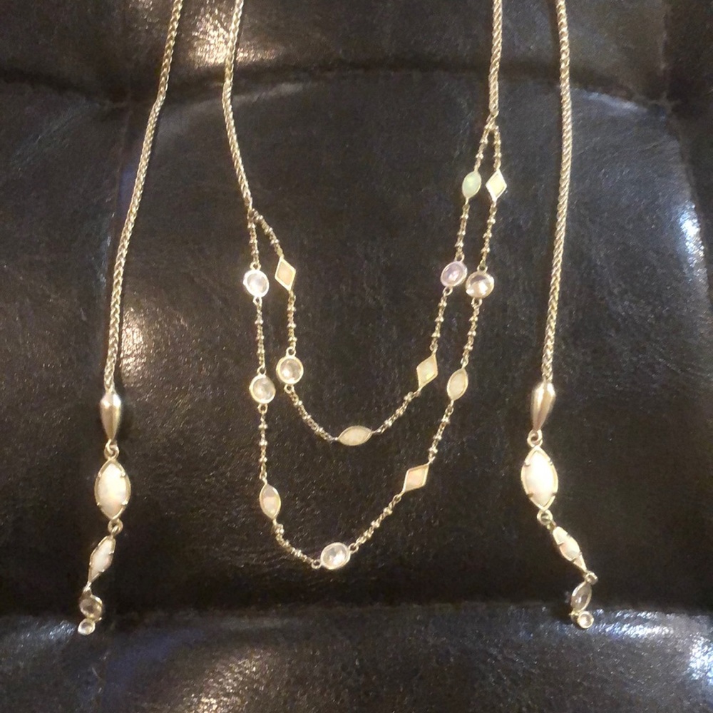 Gold and opal necklace